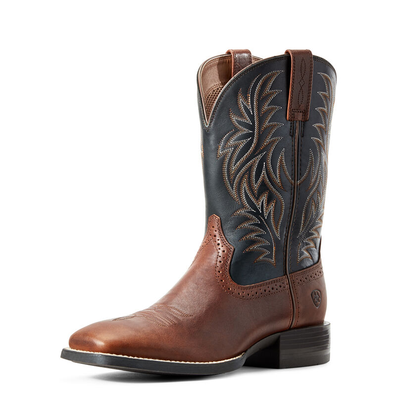 Ariat Sport Wide Square Toe - Miesten Ruskea Bootsit ( FJGEDV-281 )